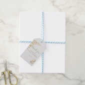 Gold Butterfly Boho Chic Brautparty Vielen Dank Geschenkanhänger (Mit Garn)