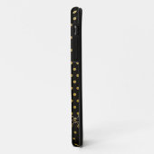 Gold Button Dots mit Namensschild Case-Mate iPhone Hülle (Hinten/Links)