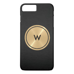 Gold Button und Black Stainless Steel Metal Case-Mate iPhone Hülle