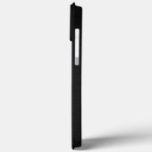 Gold Button und Black Stainless Steel Metal Case-Mate iPhone Hülle (Rückseite / Links)