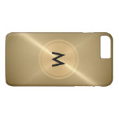 Gold Button und Bronze Edelstahlmetall Case-Mate iPhone Hülle (Rückseite (Horizontal))