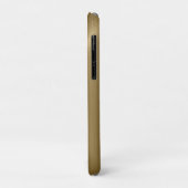 Gold Button und Bronze Edelstahlmetall Case-Mate iPhone Hülle (Hinten/Links)