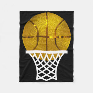 Gold Bysketbyll Trophy Mvp Graphic T-Shirt for Men Fleecedecke