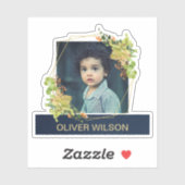 GOLD CACTUS ERFOLGREICHES FOLIAGE WREATH FOTO ÜBER AUFKLEBER (Blatt)