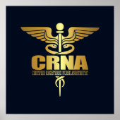 Gold Caduceus (CRNA) Poster (Vorne)