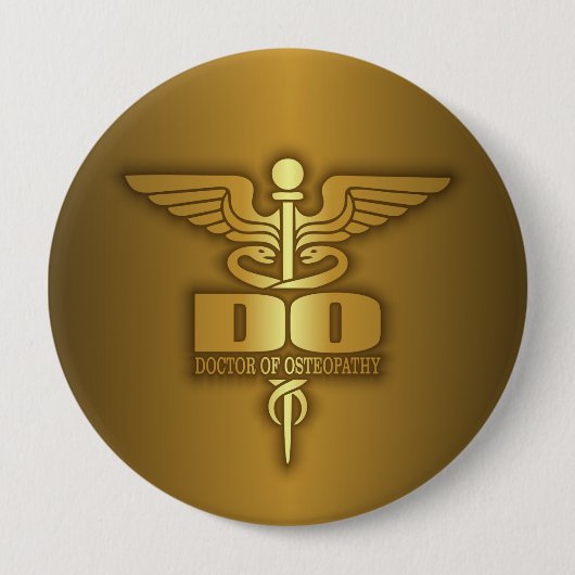 Gold Caduceus (DO) Button (Vorderseite)