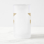 Gold Caduceus (DO) Mattglas Bierglas (Mittel)