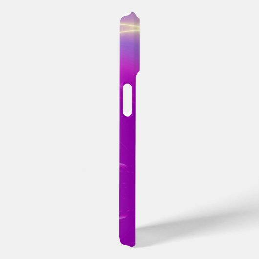 GOLD CADUCEUS MEDIZINISCHE SYMBOL Lila Monogramm Case-Mate iPhone Hülle (Rückseite / Rechts)