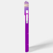 GOLD CADUCEUS MEDIZINISCHE SYMBOL Lila Monogramm Case-Mate iPhone Hülle (Rückseite / Links)