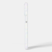 GOLD CADUCEUS MEDIZINISCHE SYMBOL Weißes Monogramm Case-Mate iPhone Hülle (Rückseite / Links)