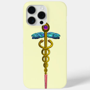 GOLD CADUCEUS MEDIZINISCHES SYMBOL Elfenbein Case-Mate iPhone Hülle