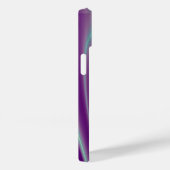 GOLD CADUCEUS MEDIZINISCHES SYMBOL Lila Monogramm Case-Mate iPhone Hülle (Rückseite / Rechts)