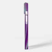 GOLD CADUCEUS MEDIZINISCHES SYMBOL Lila Monogramm Case-Mate iPhone Hülle (Rückseite / Links)