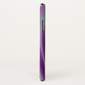 GOLD CADUCEUS MEDIZINISCHES SYMBOL Lila Monogramm Case-Mate iPhone Hülle (Hinten/Rechts)