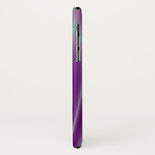 GOLD CADUCEUS MEDIZINISCHES SYMBOL Lila Monogramm Case-Mate iPhone Hülle (Hinten/Links)