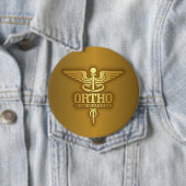Gold Caduceus (ORTHO) Button (Beispiel)
