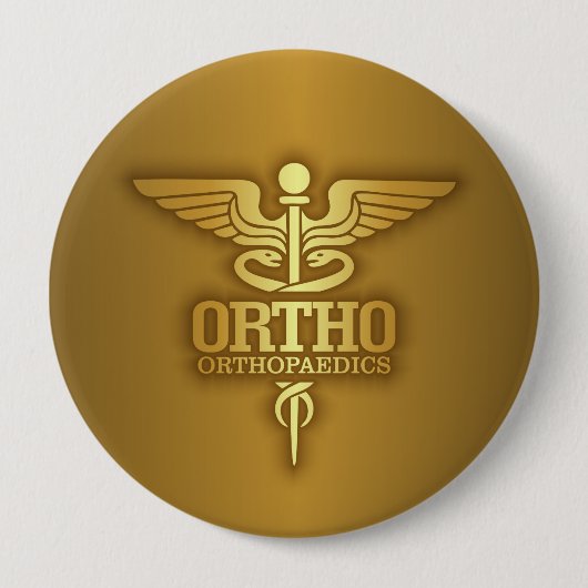 Gold Caduceus (ORTHO) Button (Vorderseite)