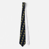 Gold Caduceus (ORTHO) Krawatte (Vorderseite)