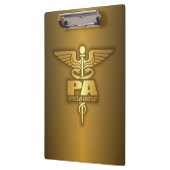 Gold Caduceus (PA) Klemmbrett (Links)