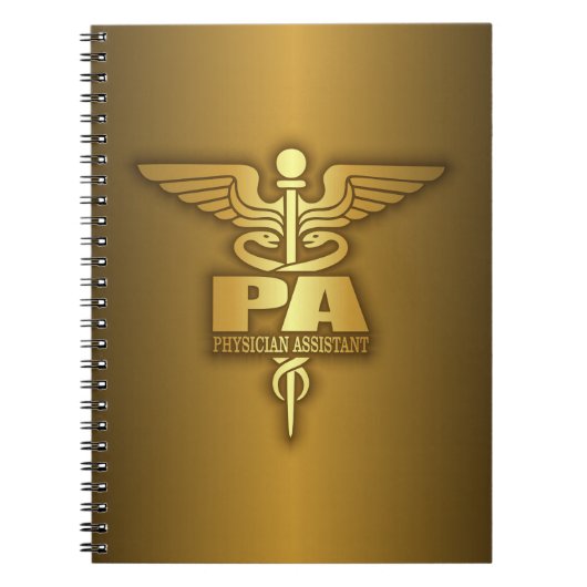 Gold Caduceus (PA) Notizblock (Vorderseite)
