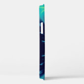 GOLD CADUCEUS REGISTRIERT NURSE SYMBOL Aqua Blue Case-Mate iPhone Hülle (Rückseite / Rechts)