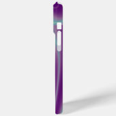 GOLD CADUCEUS REGISTRIERT NURSE SYMBOL Blau Lila Case-Mate iPhone Hülle (Rückseite / Links)