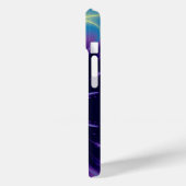 GOLD CADUCEUS REGISTRIERT NURSE SYMBOL Lila Blue Case-Mate iPhone Hülle (Rückseite / Links)