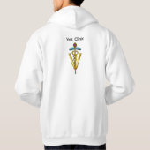 GOLD CADUCEUS VETERINÄRSYMBOL HOODIE (Rückseite)
