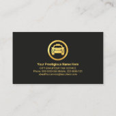 Gold-CALL-Treiber für TAXI-Cab Visitenkarte (Rückseite)
