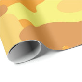 Gold Camouflage Geschenkpapier (Rolleneckpunkt)