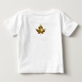 Gold Canada Baby Shirts Kanada Souvenir T - Shirt (Rückseite)
