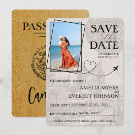 Gold Cancun Pass Save the Date