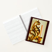 Gold Candle Sconce Notizblock (Innenseite)