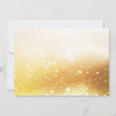 Gold Candles Weihnachts-Party Einladung (Rückseite)