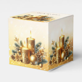 Gold Candles Weihnachtsfeiertage Geschenkboxen Geschenkschachtel