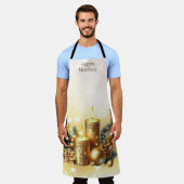 Gold Candles Weihnachtsfeiertage Schürze (Getragen)