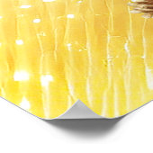 Gold Candles Weihnachtsgebäck Poster (Ecke)