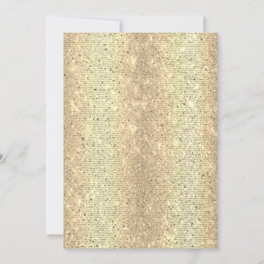 Gold-Cap, Disco-Ball, Violetserien Einladung (Rückseite)