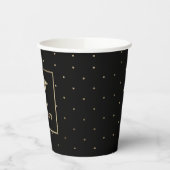 Gold Cap EDITABLE Abschluss Paper Cup Pappbecher (Links)