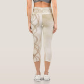 Gold Capri Leggings (Rückseite)