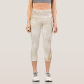 Gold Capri Leggings (Vorderseite)