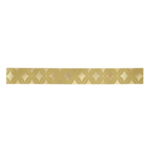 Gold Carnival Harlequin Diamonds Satinband (Vorderseite)