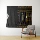 Gold Casino Royale 30. Geburtstag Foto Stand Wandteppich (Beispiel (Horizontal))