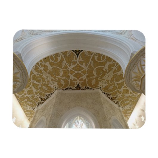 Gold Ceilenmotiv 3"x4" Magnet (Horizontal)