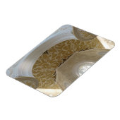 Gold Ceilenmotiv 3"x4" Magnet (Linke Seite)