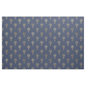 Gold Celtic Cross auf Navy Blue Stoff (Fat Quarter (45,7 x 55,9 cm))