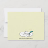 Gold Celtic Eternity Knot Save the Date (Rückseite)