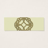 Gold Celtic Eternity Knot Wedding Drink Ticket (Rückseite)