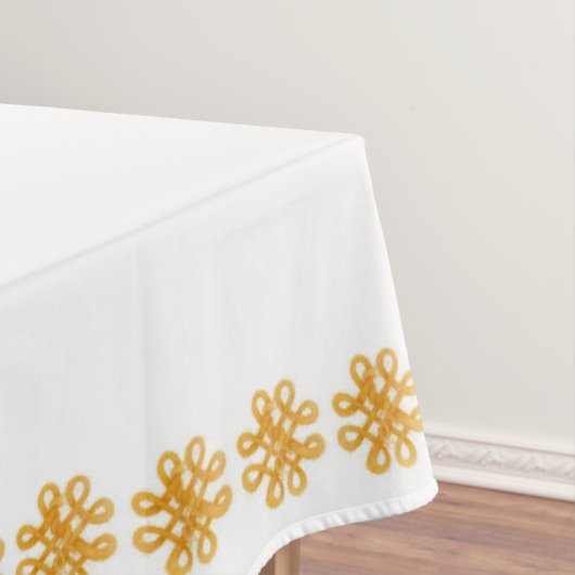GOLD CELTIC KNOT 60 x 104 Tabletten Tischdecke (Beispiel)