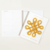 GOLD CELTIC KNOT 8.5x11 Planer / Kalender (Anzeige)
